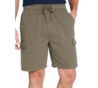 Pull On Cotton Cargo Short Pegasus Khaki 38