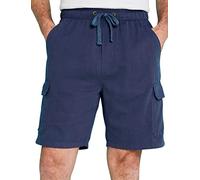 Pegasus Men's Pull On Cotton Cargo Short Navy 34