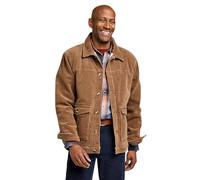 Pegasus Men's Sherpa Lined Cord Jacket with Soft Fleece Lining Fawn L