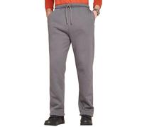 Pegasus Men's Sherpa-Lined Knitted Jog Pant Warm and Cozy Charcoal 52W / 29L