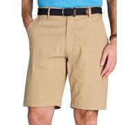 Pegasus Men's Stretch Chino Shorts with Free Belt Super Stretch Cotton Shorts Stone 40