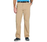 Pegasus Men's Super Stretch Chino Trouser with Belt Versatile, Comfortable & Stylish Smart Casual Pants Stone 32W / 31L