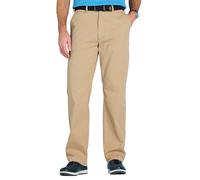 Pegasus Men's Super Stretch Chino Trousers with Belt in Off-White | Size: 38S Pegasus Off-White 38S