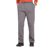 Pegasus Men's Warm & Cozy Sherpa-Lined Knitted Jogging Bottoms in Charcoal | Size: 52R Pegasus Charcoal 52R