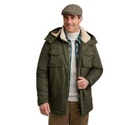 Pegasus Men's Waterproof Jacket with Sherpa Lining & Detachable Hood Insulated in Khaki | Size: XL Pegasus Khaki XL