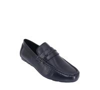 Pegasus Men's Wide Fit Breathable Smart Leather Slip-On Driving Loafers