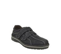 Wide Fit Shoe Touch Fasten Comfortable & Casual Pegasus Black 8