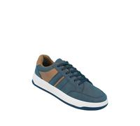 Pegasus Men's Wide Fit Touch-Fasten Trainers with Cushioned Footbed & Ankle in Navy | Size: 7 Pegasus Navy 7