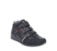 Pegasus Men's Wide Fit Triple Touch Fasten Boot Adjustable Straps & Padded Ankle Collar Black 8