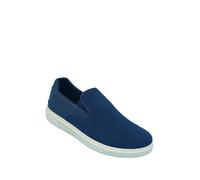 Pegasus Men's Wide G Fit Slip On Leisure Shoes, Lightweight & Breathable Cushioned Comfort, Flexible Sole Casual Walking Trainers Navy 9 UK