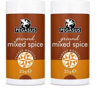 Pegasus Mixed Spice 25g Pack of 2 - Premium Aromatic Indian Spice Blend for Cooking, Baking, Curries, Desserts, Soups, Marinades, Sauces, Savory Dishes, Coriander, Natural Flavor Enhancer