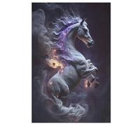 Pegasus of Destiny Wooden Jigsaws Puzzles for Adults 1000 Jigsaw Puzzle, Decompressing Intellectual Educational Toy for Kids 78×53cm