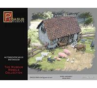 Pegasus PG7052-1/72 American History: Farm Animals Figures