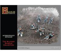 Pegasus PG7199 1/72 WW I French Infantry Figures
