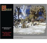 Pegasus PG7271 Figure 1/72 WW II: Russian Infantry in Green Coats