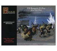 Pegasus PG7351-1/72 WW II: US troops figures, D-Day