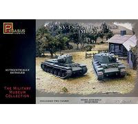Pegasus PG7666 Vehicle 1/72 KV-1 Late Welded or Castturret, 2 Kits