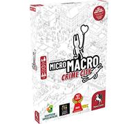 Pegasus Press | MicroMacro Age 12+: Crime City | Board Game | Ages 12+ | 1-4 Players | 15-45 Minutes Playing Time