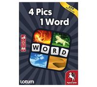 Pegasus Spiele 18323E - 4 Pictures 1 Word - The Cardgame