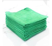 Pegasus Textiles Microfibre Cloth 10-Piece, 40 cm x 40 cm Size, Green