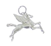 Pegasus Winged Horse sterling silver charm .925 x 1 Fantasy Gods Charms