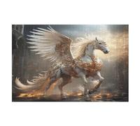 Pegasus Wooden Jigsaw Puzzles for Adults 1000 Piece Puzzle for Kids & Teens, Fun Educational Games for Family Game Night （75×50cm）