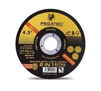 PEGATEC Cut Off Wheels 6 Pack, 115x1.0x22.2mm Ultra Thin 4 1/2 Cutting Wheels, Metal Stainless Steel Cutting Disc for Angle Grinders,General Purpose Metal Cutting