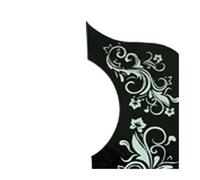 Pegatinas Para Golpeador De Guitarra Folk Guitar Large Flower Bird White Flower Pickguard(3)