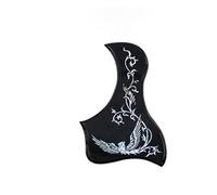 Pegatinas Para Golpeador De Guitarra Guitar Guard Plate Soft Seal Thickened Laser Turtle Shell Flower Bird Flying Phoenix Fireworks(5)