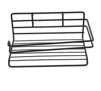 Pegboard Accessories Organizer Kit Iron Hook Design for Garage Workbench | Black Finish, No Drilling Quick Install, Space Saving for Offices Bathrooms Towels Kitchenware