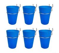Pegboard Cup and Pen Holder 7x7cm Green Blue(Blue)