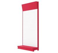 Pegboard Display Stand with L-Base, Storage Shelves for Vendors Craft Shows & Retail Store, Includes 10 Hooks