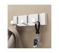 Pegboard Hooks, Wall-Mounted Coat Hooks, Aluminum Alloy for Clothes, Hats, Towels, Decorative Storage Solution, 46cm Length for Home and Office Organization