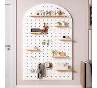 Pegboard Organizer Kit - Wall Mounted Storage Solution for Bedroom and Study, Space-Saving Design for Clutter-Free Spaces