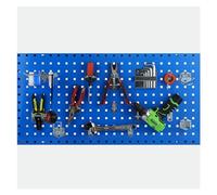 Pegboard Wall Storage Kit, Hobby Craft Display Panels for Workbench and Tool Organization, Modular Storage Solution