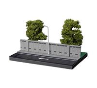Pegciuho 1/64 Vehicle Model Display Case Garage Display Case Model Building Kit 1/64 Scenery Diorama Parking Lot for Sand Table Decor