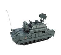 Pegciuho 1:72 Scale Vehicle Model Kits Model Tank Building Toy Simulation for Collectibles, Green