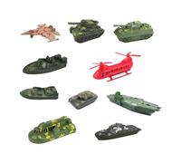 Pegciuho 10 Pieces Toy Model Ship for Collection Helicopter Gift Model Warships Ship Kit Navy Ship Toy for Adults Boys Girls