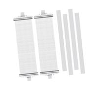 Pegciuho 2-Piece Snare Wire Set with Straps And Accessories. Made of PP Material for Sound, Ideal for Jazz Bands, Music Lessons, And Home Use, White