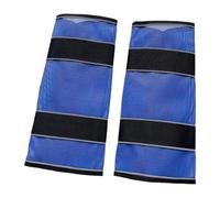 Pegciuho 2 Pieces Mesh Horse Fly Boots, Fly Gaiters, Protection And Support, Breathable Leg Bands for Boot, Blue