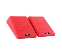 Pegciuho 2 Pieces Squat Wedge Block, Heel Raise, Incline Board, Multifunctional And Balance Board, Block, Red