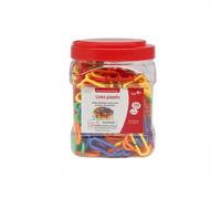 Pegciuho 360 Pieces Interlocking Link Chain Toy Set With Storage Container Educational s For Hands On Manipulation Sorting Sequencing Activity Suitable For Home Play Kindergarten Kids