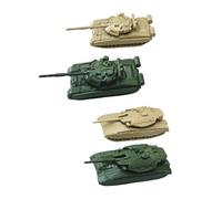 Pegciuho 4 Pcs 1/144 Scale 4D Vehicle Models, Construction Toys Ages 14 And Up, Simulation for Tabletop Decoration, Educational Toys, Style C