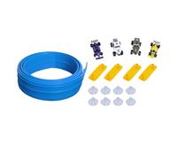 Pegciuho 4M Flexible Race Track, Multifunctional, Rollable, Portable And Lightweight, Ideal for Children Ages 3 And Up. Suction Cup Attachment.