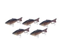 Pegciuho 5PCS Freshwater Saltwater Swimbaits Fishing Lures, Crankbaits, Catfish Lures, Trout, Salmon, Fishing Gifts.