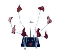 Pegciuho Action Figure Stand, Figure Base, Creative, Stable Holder, Display Stand with Effect, Decorative, Red