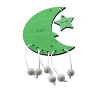 Pegciuho Activity Board Accessory Part Preschool Learning Teaching Aids Developmental Sensory Board Parts Beads Rotating Toy Preschool, green