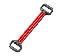 Pegciuho Adjustable Chest Expander Tool for Muscle Development with Resistance Bands Included, Red