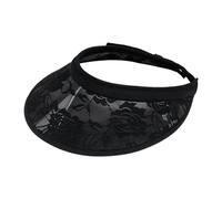 Pegciuho Adjustable Replacement Multifunctional Horse Riding Helmet Sun Visor for Riding Hats Outdoor Work, Black Lace
