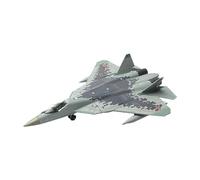 Pegciuho Aircraft Model Kit to Assemble Fighter Jet Model Assemblable Airplane Collection Educational Toy to Build in Law Material, SU57
